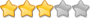 3 estrellas